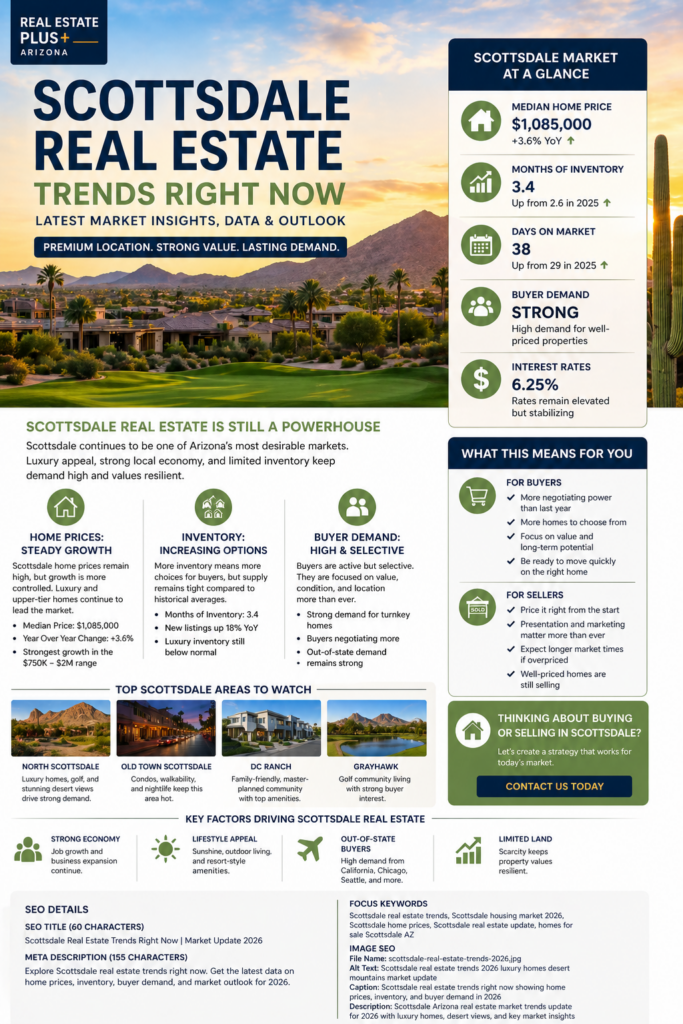Phoenix housing market update 2026 skyline homes prices inventory trends Arizona