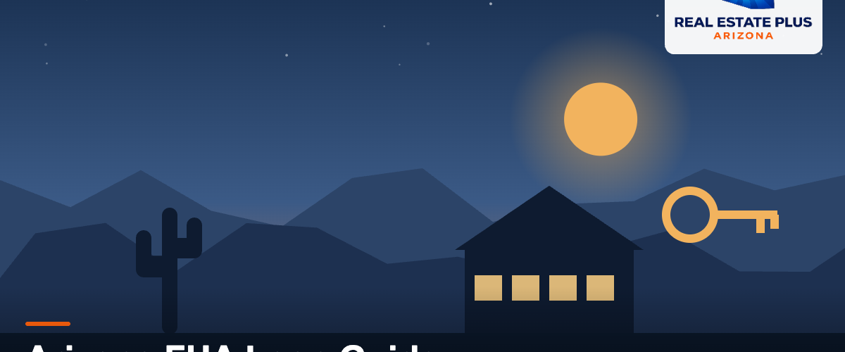 Arizona home with house key illustration — Real Estate Plus Arizona